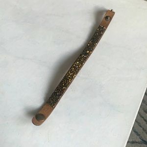 Sparkly Brown Comfy Bracelet